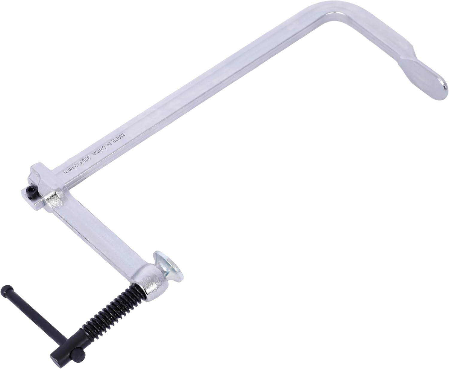 4-Pack Heavy-Duty Steel Bar Clamps | 12' Capacity, 1400 lb Force | Drop Forged for Welding & Woodworking