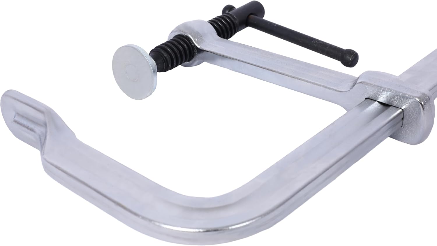 4-Pack Heavy-Duty Steel Bar Clamps | 12' Capacity, 1400 lb Force | Drop Forged for Welding & Woodworking