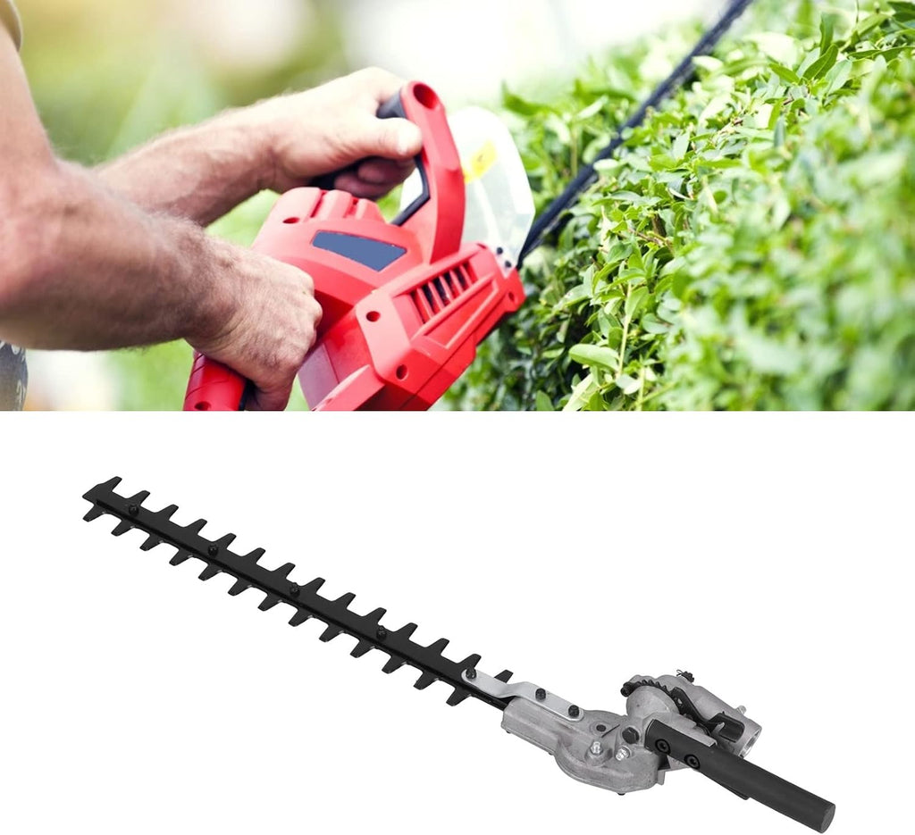9-Teeth Aluminum Alloy Hedge Trimmer Head, 28mm Branch Shear Gardening Tool for Home Garden Pruning Shrubs, Bushes, Hedges, Landscaping, Yard Maintenance
