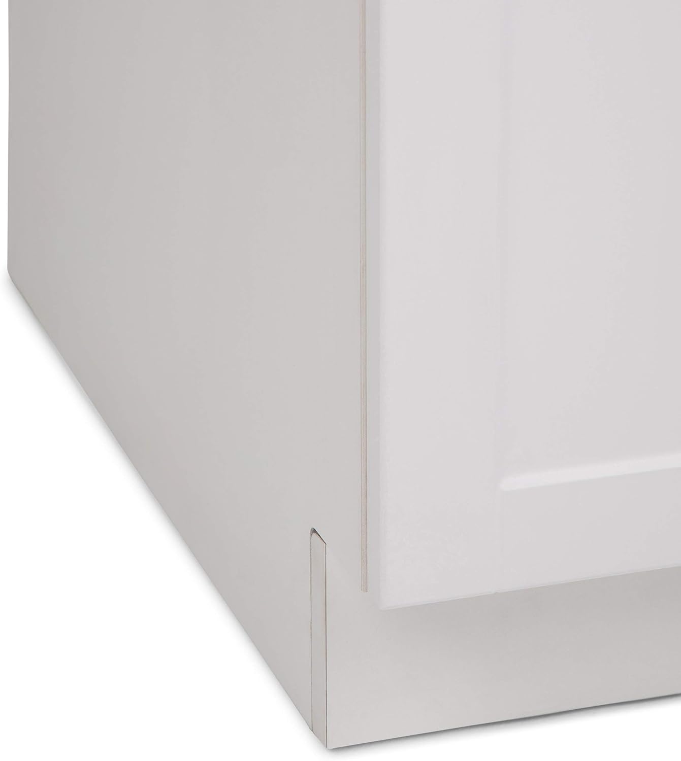 SIMPLIHOME Kyle All-in-One 24 inch Wide Utility Sink and Laundry Cabinet in Pure White Finish, Transitional ABS Sink Cabinet for Laundry Rooms with High-Arch Chrome Faucet and Pull-Out Spray