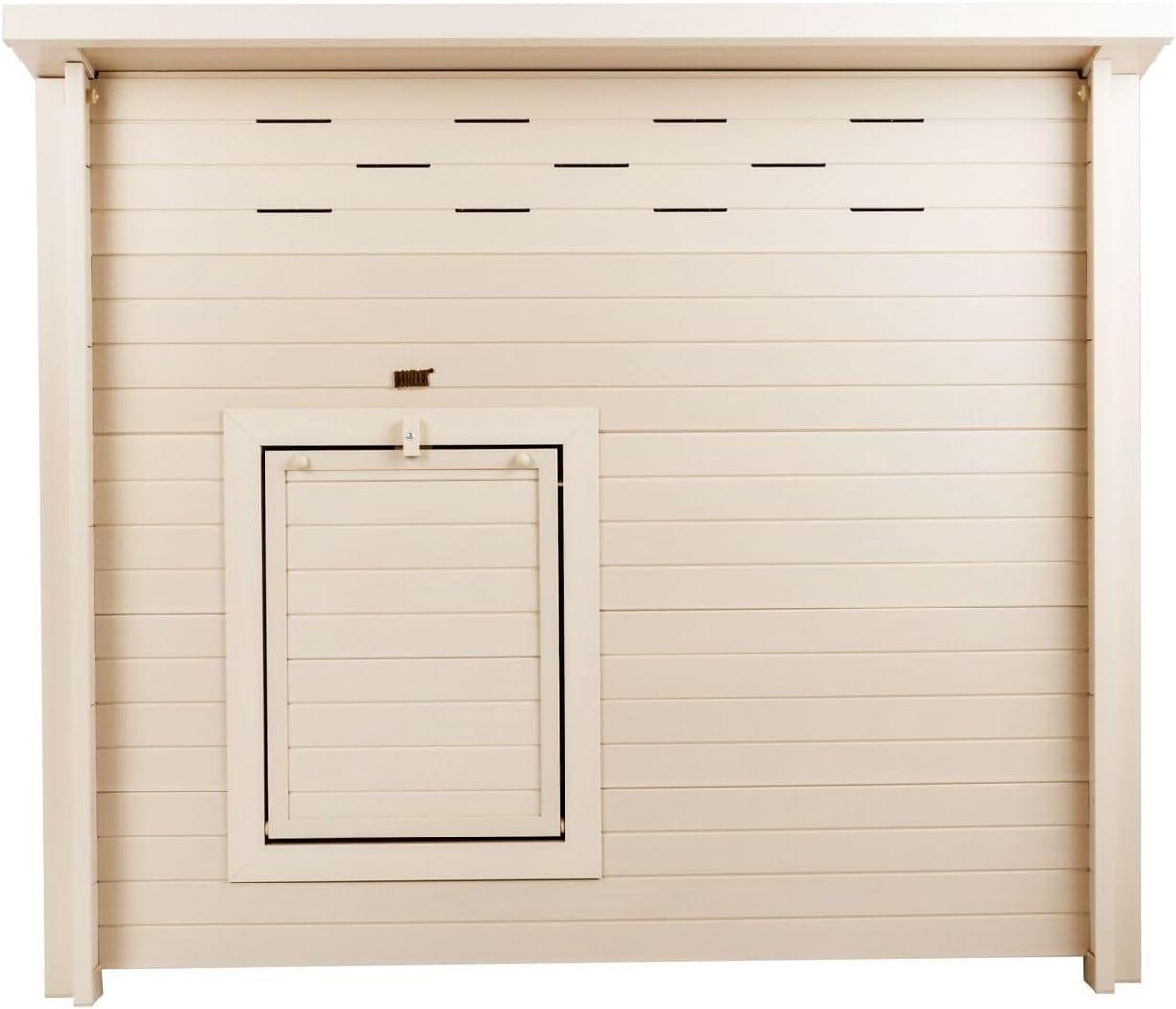 New Age Pet ECOFLEX Fontana Jumbo Chicken Coop, Urban Barn for 4 to 6 Chickens, Easy Assembly, Eco Friendly & Durable, Tan
