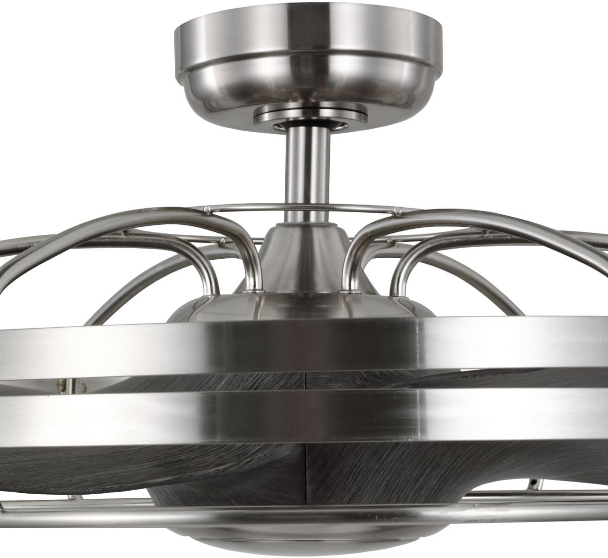 Progress Lighting P250096-009 Bastrop 26' Damp Rated Ceiling Fan, Brushed Nickel