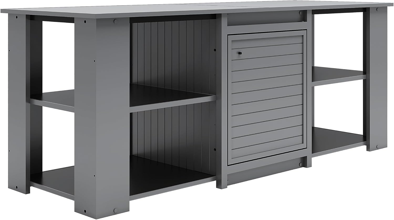 New Age Pet® ECOFLEX® 72' Jumbo Versa Stand, Standard Height Cabinet for Reptile & Small Animal Habitat, Lounge in Grey