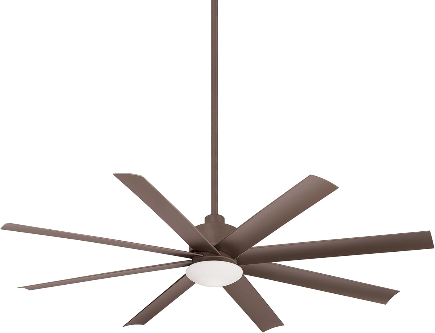 Minka-Aire F888L-ORB Slipstream 65 Inch Outdoor Ceiling Fan with Dimmable LED Light and DC Motor in Oil Rubbed Bronze Finish