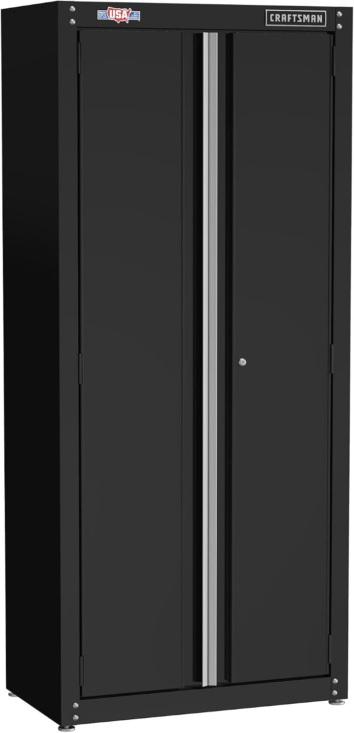 CRAFTSMAN Metal Garage Storage Cabinet, Floor Cabinet, 32 Inch (CMST23201BK)