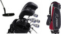Boys Left Hand XLT 12 Piece Complete Golf Club Set w460cc Driver, 3 Wood, Hybrid Iron, 6-PW Irons, Stand Bag & Free Putter; Teen or Tween or Tall Length: USA Built