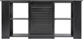 New Age Pet ECOFLEX 60' Storage Cabinet for Pets in Black, Durable Wood Plastic Composite, Non Toxic, Easy Assembly, Ideal for Bedding, Food, Toys, XL Mojave Reptile Lounge Compatible