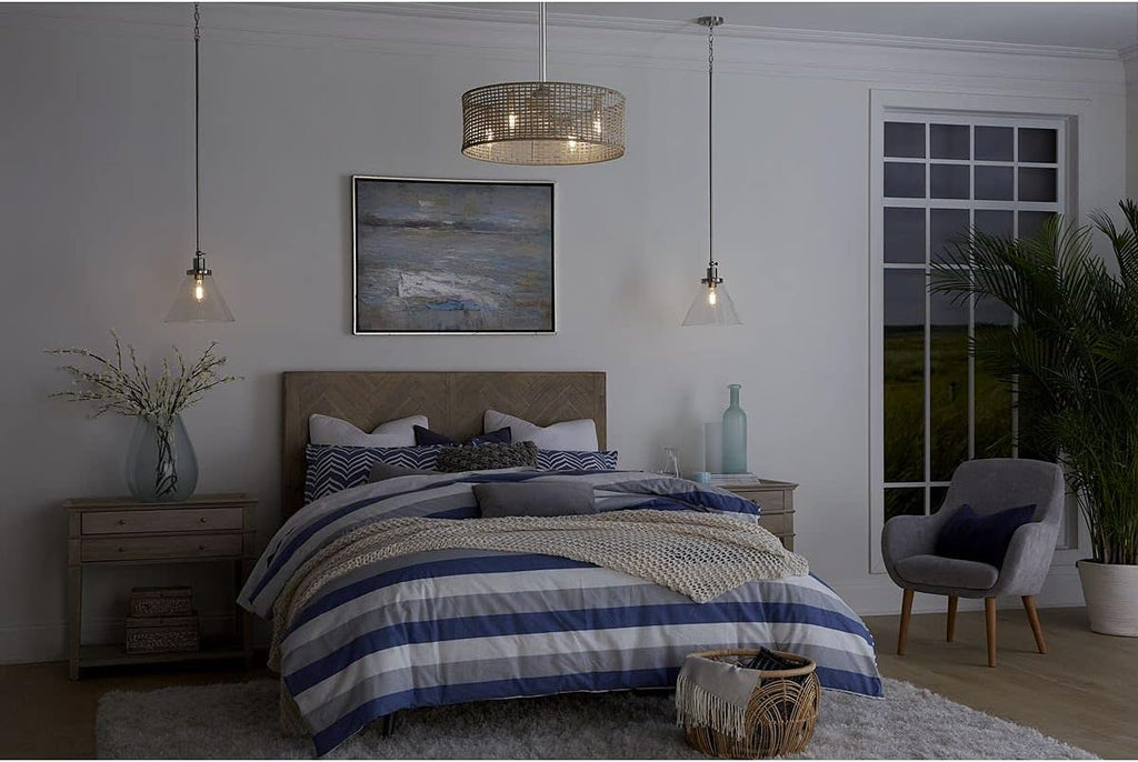 Progress Lighting P250068-151-WB LED Ceiling Fan from Belva Collection 25.25 inches