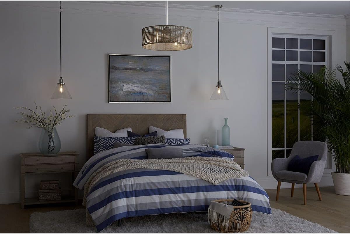 Progress Lighting P250068-151-WB LED Ceiling Fan from Belva Collection 25.25 inches