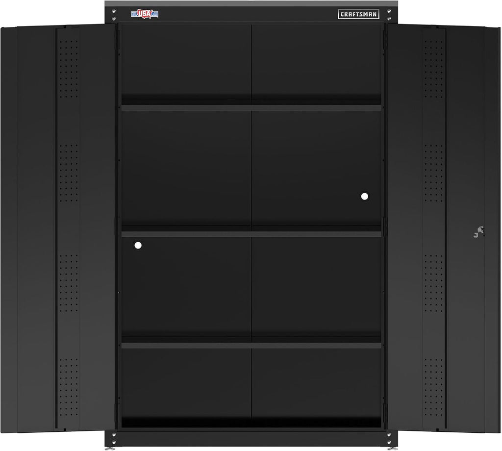 CRAFTSMAN Metal Garage Storage Cabinet, Floor Cabinet, 48 Inch (CMST24800BK)