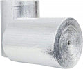 Double Bubble Reflective Foil Insulation Poly-Air Foam Core Radiant Barrier Film Heat Blocker Heat Guard No Tear for Winter Summer Weatherproof Attics Windows Garages RV's Ducts Barns (3ft x 100ft)