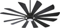 MINKA-AIRE F870L-TCL Windmolen 65 Inch Outdoor Ceiling Fan with LED Light and Remote Control, Textured Coal
