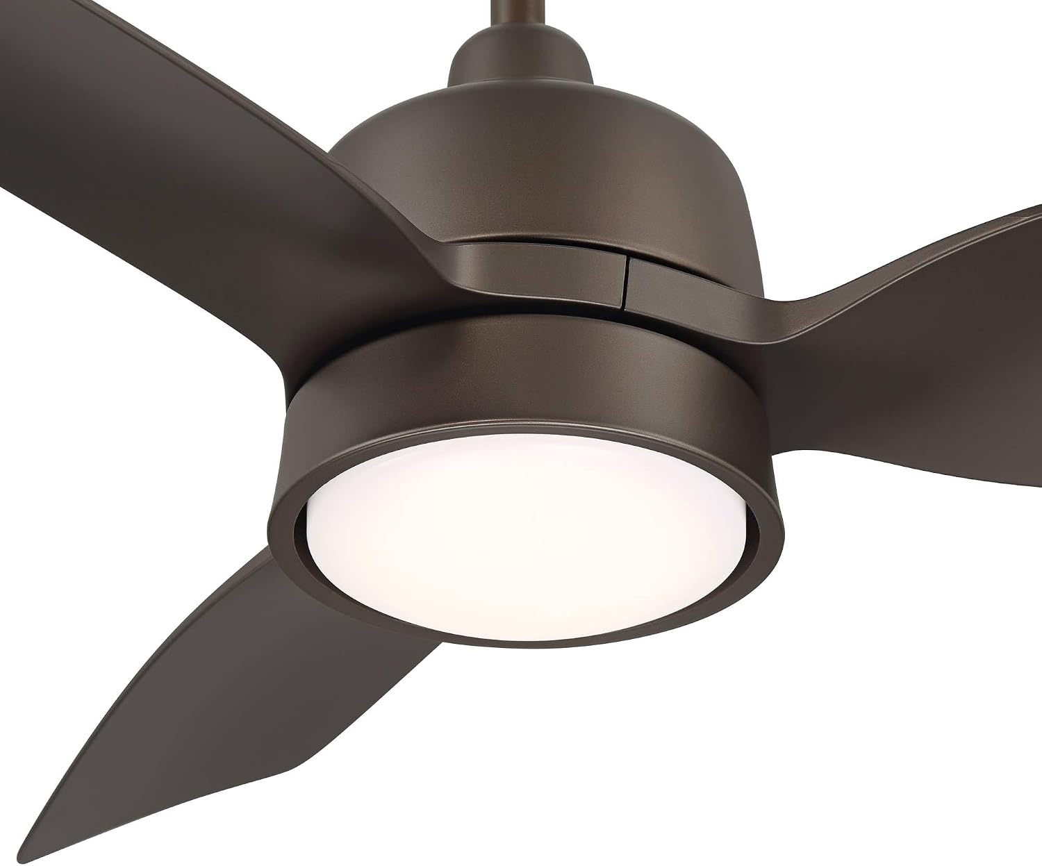 Casa Vieja 36' Verdin Modern Indoor Outdoor Ceiling Fan 3 Blade LED Light Remote Control Emperial Bronze Finish Brown Blades Bedroom Living Room Kitchen Garage Dining Damp Rated Decorative Dimmable