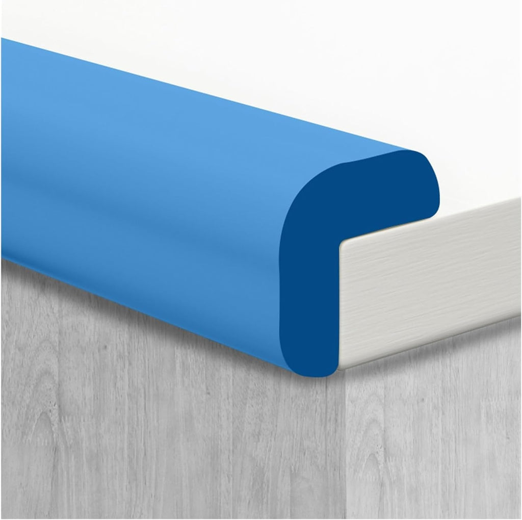 Corner Protectors，Foam Edge Protectors， Furniture Edge and Corner Guards, Table Corner Protectors Adhesive, Proof Corners and Edges Bumper, Protective Foam Cushion Coffee Table(Blue,10m)