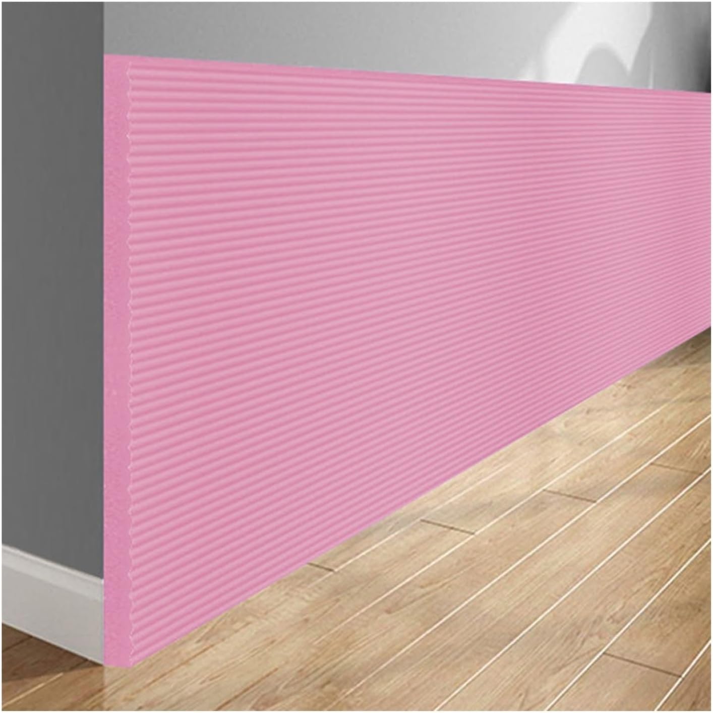 Foam Edge Protectors for Garage & Home, Safety Bumper Strips for Playroom, Bedroom, & Furniture - Corner Guard Padding (Pink, 110cm)