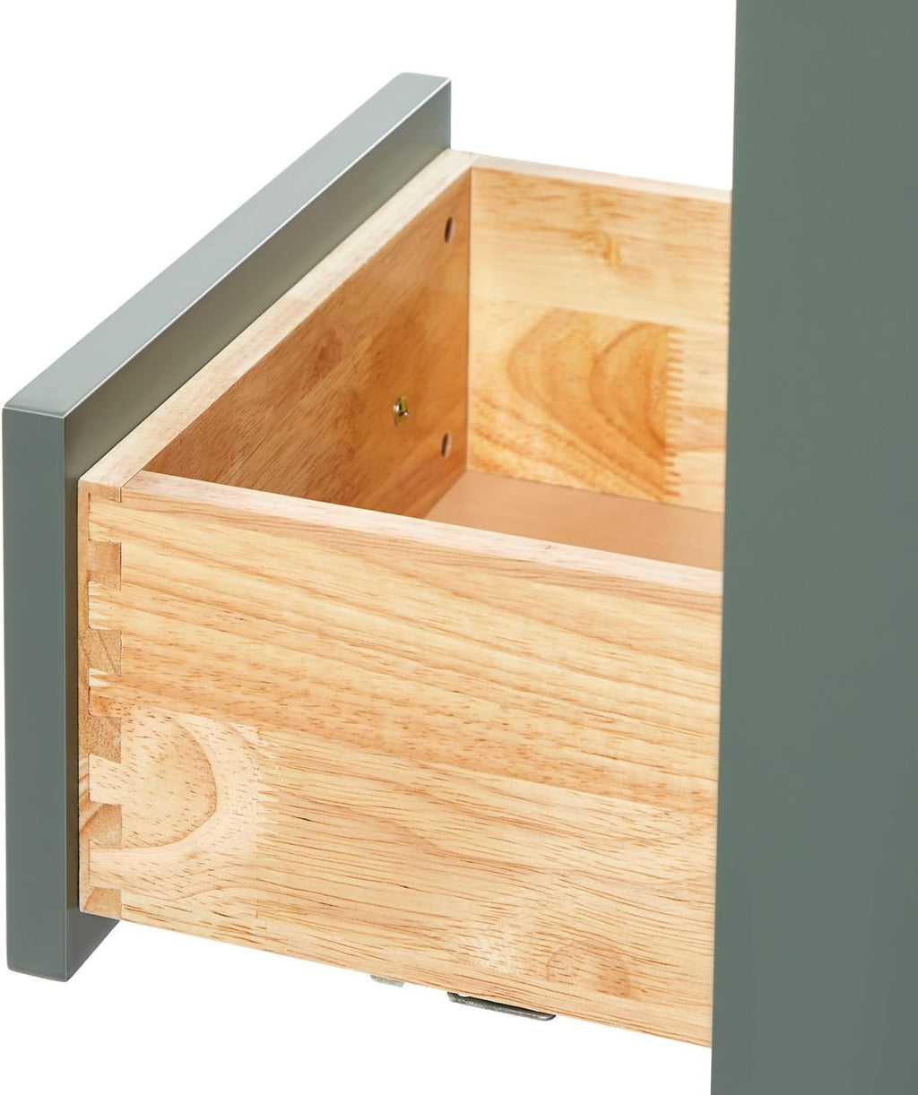 ARIEL Cambridge 48-inch Bathroom Vanity with Sink,Solid Wood, 1.5-inch Carrara White Quartz Countertop, Single Rectangular Porcelain Sink, 2 Soft Closing Doors, 9 Dovetail Drawers, Vintage Green
