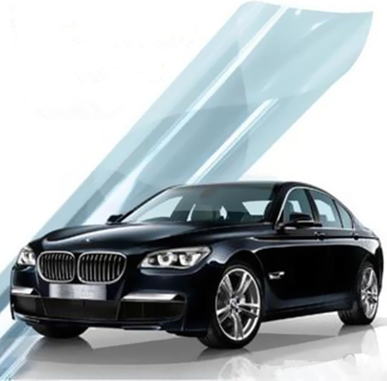 Window Tint Film for Cars, 80% VLT Nano Ceramic Window Tint Car Heat & UV Block Resistant Windshield Tint Blackout Window Tint Film for Car Shade,60in x 33ft(Customized Size)