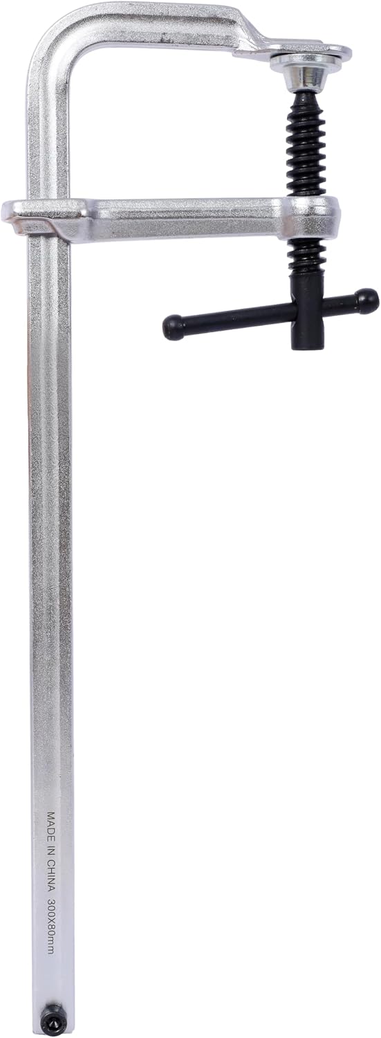 Drop Forged Steel F-Clamps Set, 2x12' + 2x20' for Welding, Woodworking, Metalworking