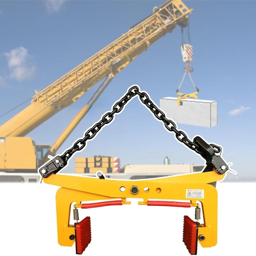 Granite Slab Lifting Clamp Heavy Duty Stone Scissor Lifter Clamps for Carrying and Vertical Transport of Marble(12in)