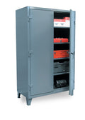 Strong Hold Ultra-Capacity Lifetime Cabinet - 48X24x78 - Steel - Dark Gray - Dark Gray