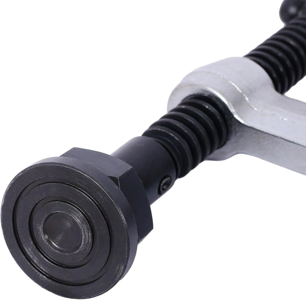 12' Opening Heavy Duty F-Clamps with Replaceable Swivel Pad, Bar Clamps for Welding Woodworking, 5-1/2' Throat Depth, 2660Lbs Clamping Force, Pack of 4, 4 Pcs
