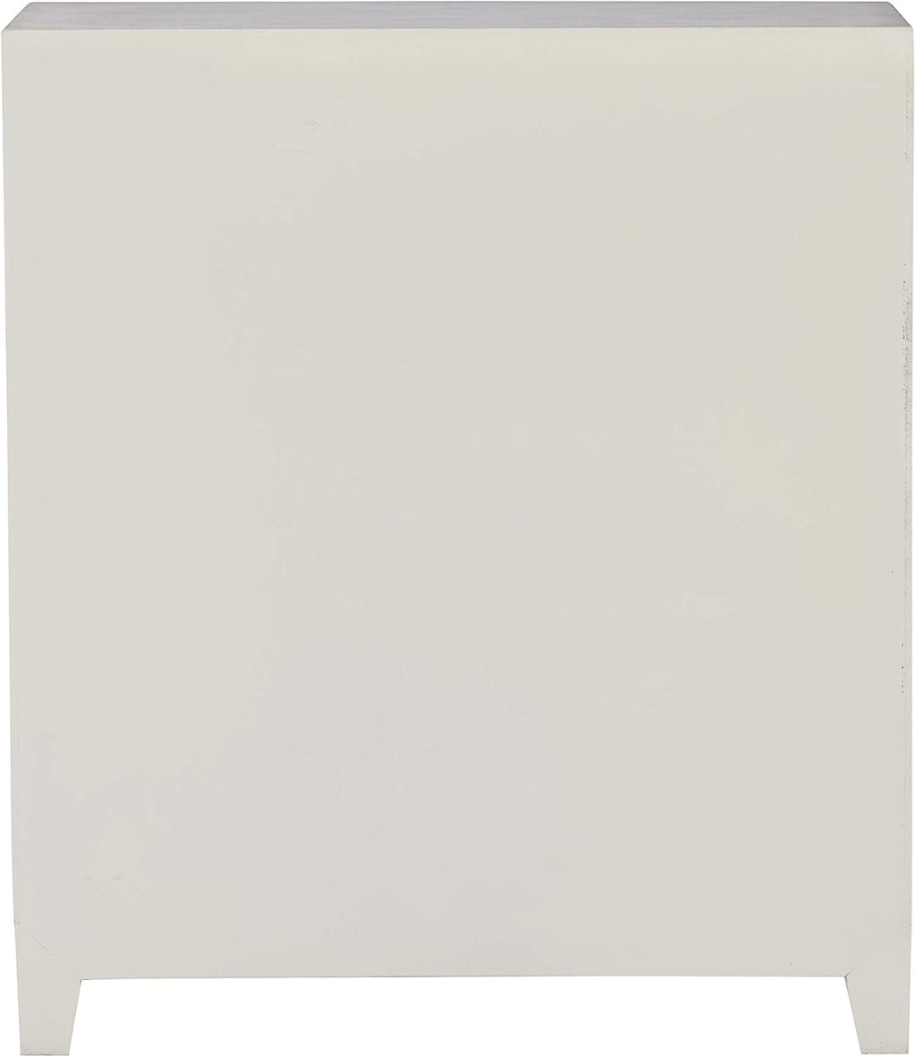 Powell Furniture Grace, Antique White Cabinet,
