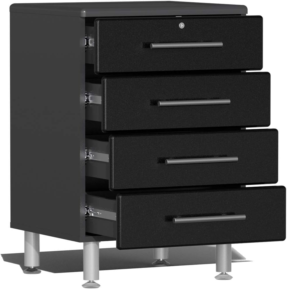 Ulti-MATE UG22050B 5-Piece Garage Cabinet Kit in Midnight Black Metallic