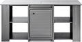 New Age Pet ECOFLEX 60' Storage Cabinet for Pets in Grey, Durable Wood Plastic Composite, Non Toxic, Easy Assembly, Ideal for Bedding, Food, Toys, XL Mojave Reptile Habitat Compatible