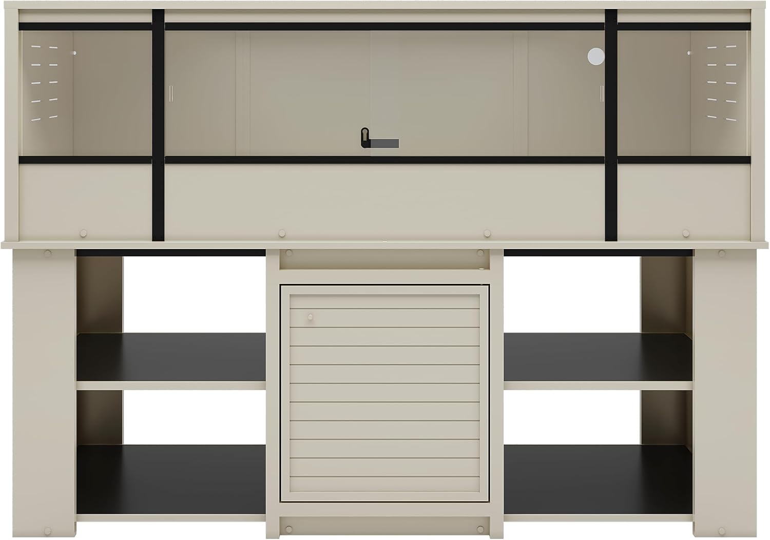 New Age Pet® ECOFLEX® 72' Jumbo Versa Stand, Standard Height Cabinet for Reptile & Small Animal Habitat, Lounge in Maple