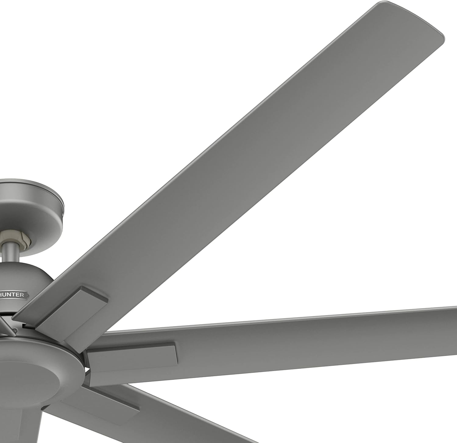 Hunter Fan 72 Inch Casual Matte Silver Finish Outdoor Ceiling Fan With 7 Blades (Renewed)