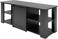 New Age Pet® ECOFLEX® 72' Jumbo Versa Stand, Standard Height Cabinet for Reptile & Small Animal Habitat, Lounge in Black