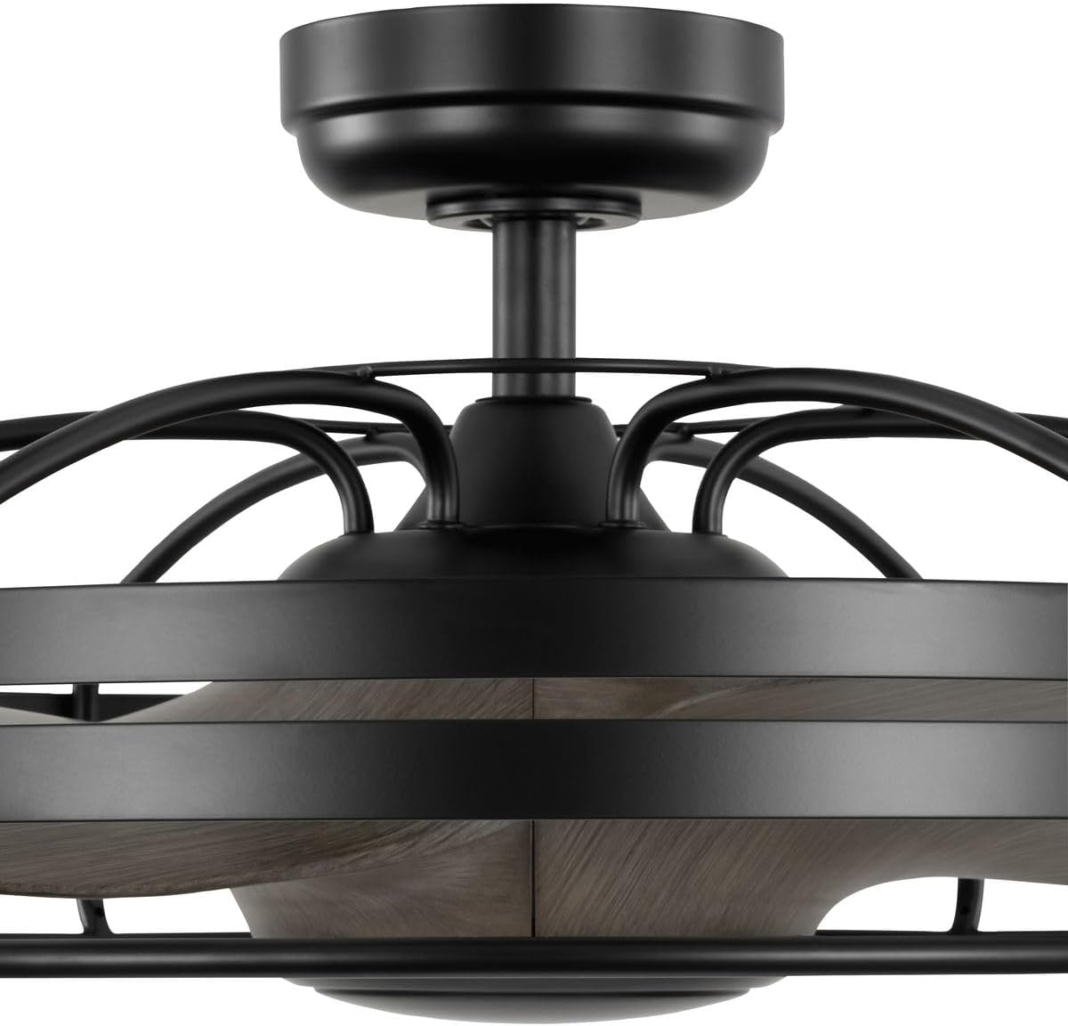 Progress Lighting P250096-31M Bastrop 26' Damp Rated Ceiling Fan, Matte Black