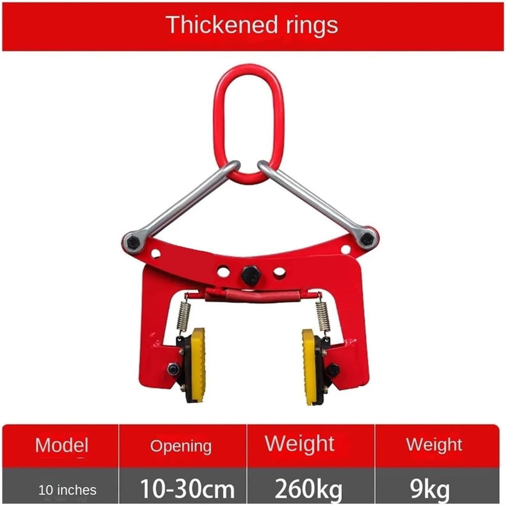 325KG Marble Stone Vertical Lifting Clamp Stone Vertical Steel Plate Clamp Stone Fixture Handling and Installation Tool(12 inch)