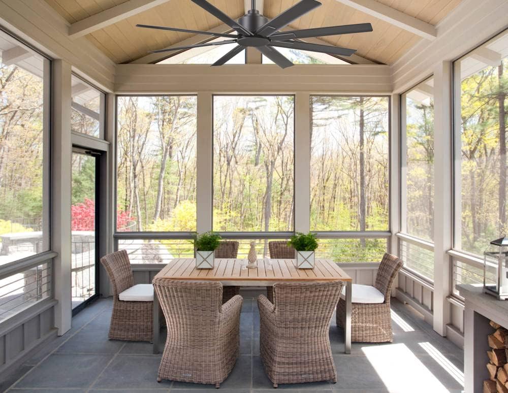 MINKA-AIRE F896-52-SI Xtreme H2O 52 Inch Outdoor Ceiling Fan, Smoked Iron