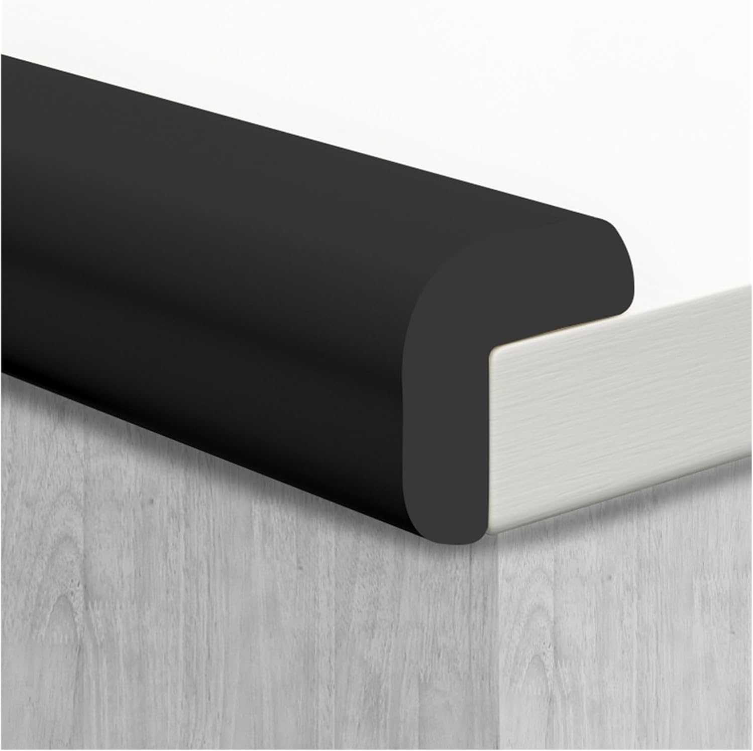 Corner Protectors，Foam Edge Protectors， Furniture Edge and Corner Guards, Table Corner Protectors Adhesive, Proof Corners and Edges Bumper, Protective Foam Cushion Coffee Table(Black,10m)