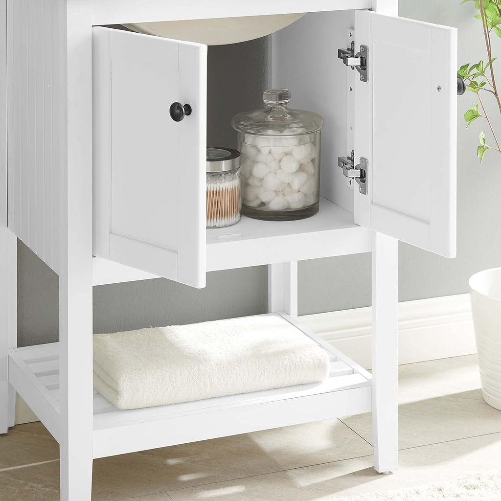 Sink Vanity Cabinet, Wood, White Black, Modern Contemporary, Hotel Bedroom Bathroom Master Suite