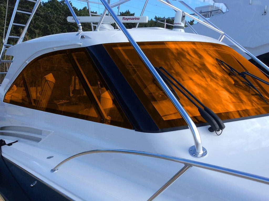 Reflective Car Window Tint Film - One Way Window Mirror Glass Shield Automotive Tinting Sun Blocking Anti UV Heat Control for Car SUV Truck Tractor Boat House Gold 20 Inches x 100 Feet