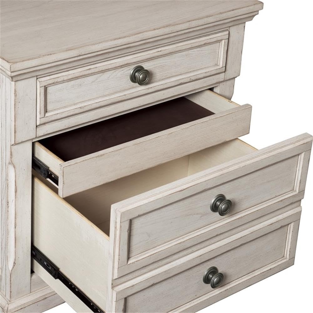 Homelegance 2-Drawer Nightstand, One Size, Antique White