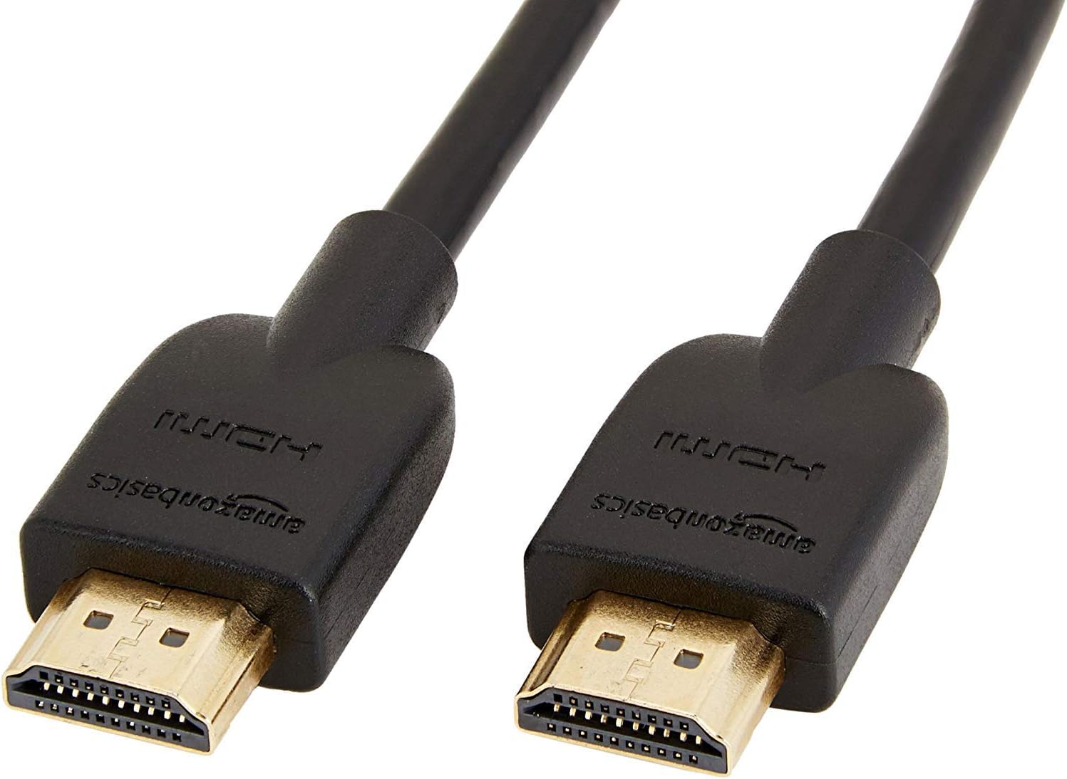 Amazon Basics High-Speed 4K Ultra HD HDMI 2.0 Cable for Blu-ray, 3 feet, Case of 90, 18 Gbps, 60 Hz, 2160p, 48 bit, Ethernet Ready, 3D, Black