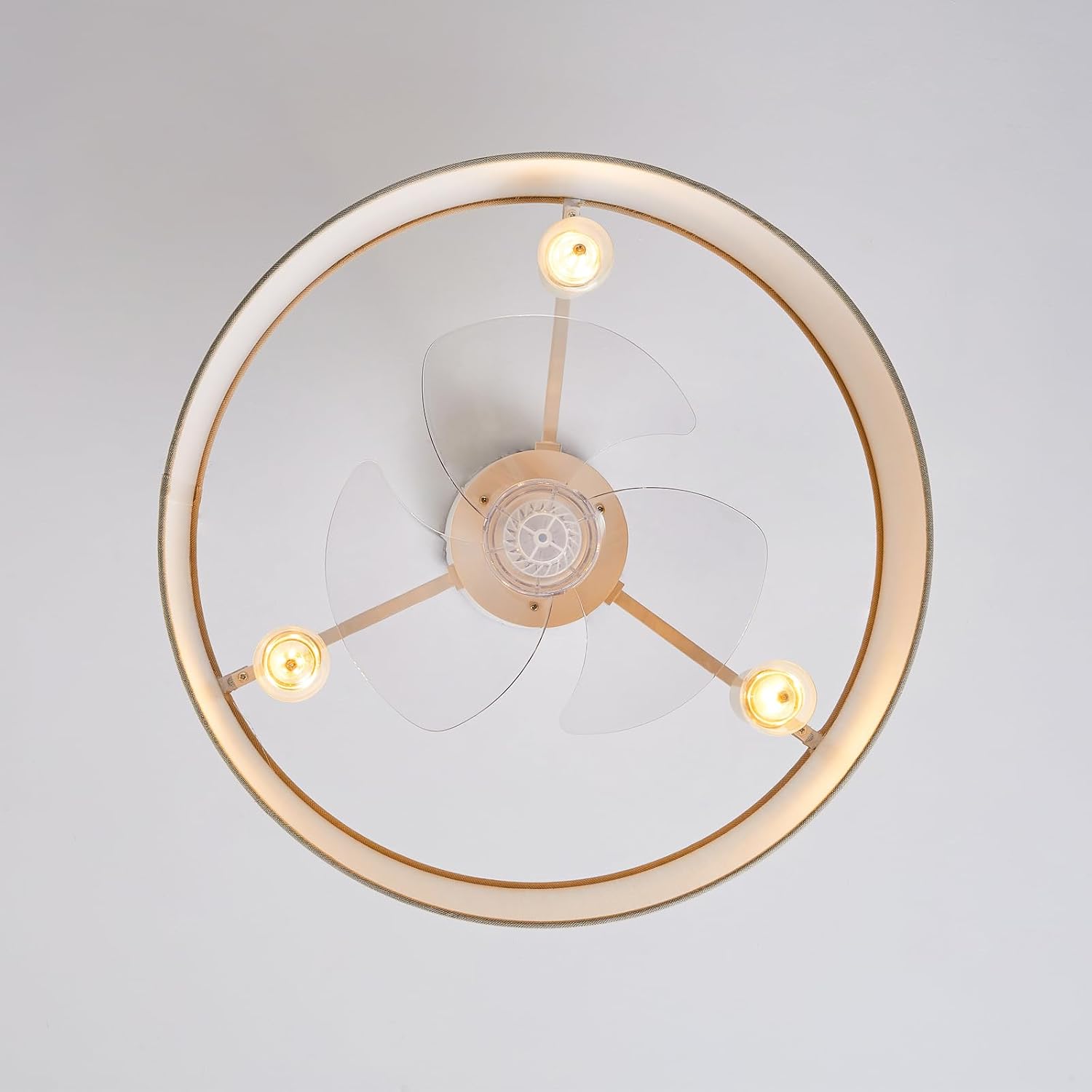 Low Profile Ceiling Fans with Lights 20' Ceiling Fans with Lights and Remote Flush Mount Ceiling Fan with Lights Boho Ceiling Fan with 6 Speeds for Living Room Bedroom.