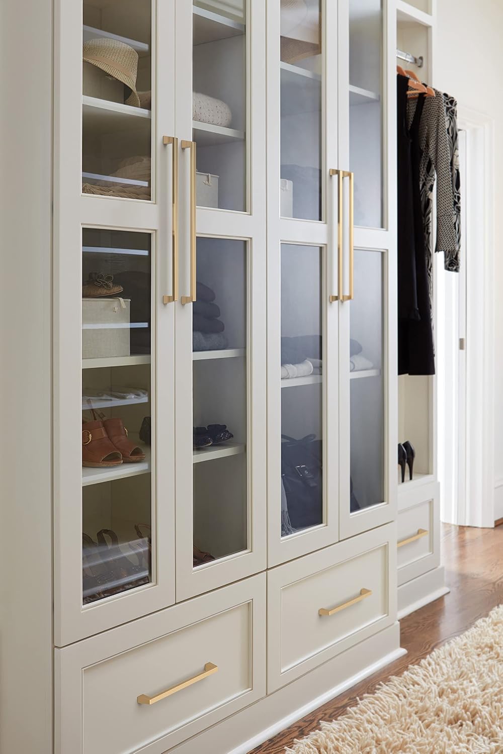 Amerock | Oversized Cabinet Hardware/Appliance Handle Pull | Champagne Bronze |18 in (457 mm) Center-to-Center Drawer Pull | Blackrock | Kitchen and Bath Hardware | Furniture Hardware
