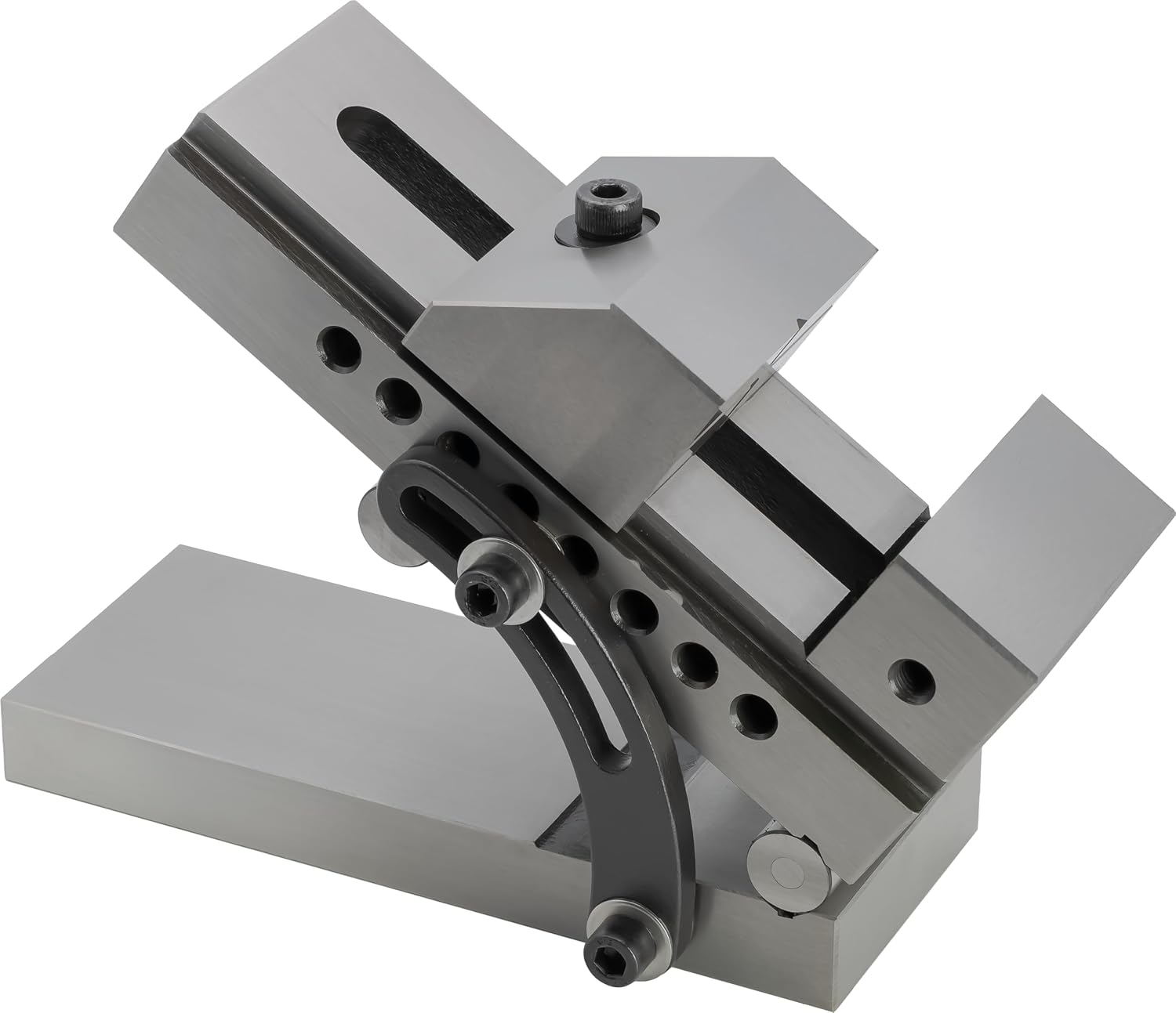 CME Machinist's Sine Vise, 2 3/4' Jaw Width, 4 1/8' Maximum Opening, 100mm Distance Between Rollers