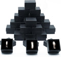Marimor Jewelry Black Ring Gift Box With Foam and Velvet Insert Wholesale Pack Of (1440)