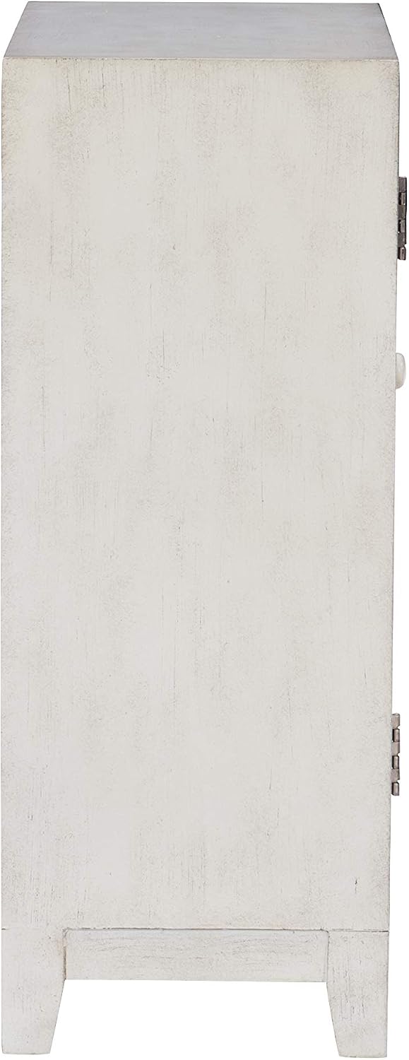 Powell Furniture Grace, Antique White Cabinet,
