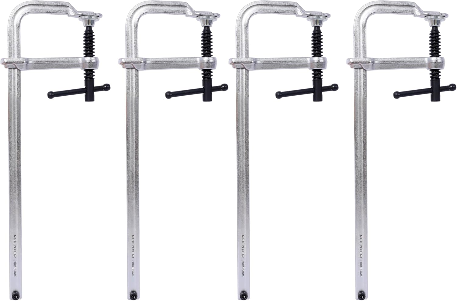 Wood Workbench - Wooden Workbench for Garage Workshop and Home, with Bar Clamps Set 12 inch x 3inch Throat,Pack of 4
