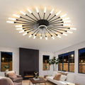 39' Modern Ceiling Fan with Lights,3-Color Dimmable LED, Low Profile Ceiling Fans with 6-Speed Quiet Motor,Flush Mount Ceiling Fan and Remote Control for Living Room,Dining Room,Bedroom