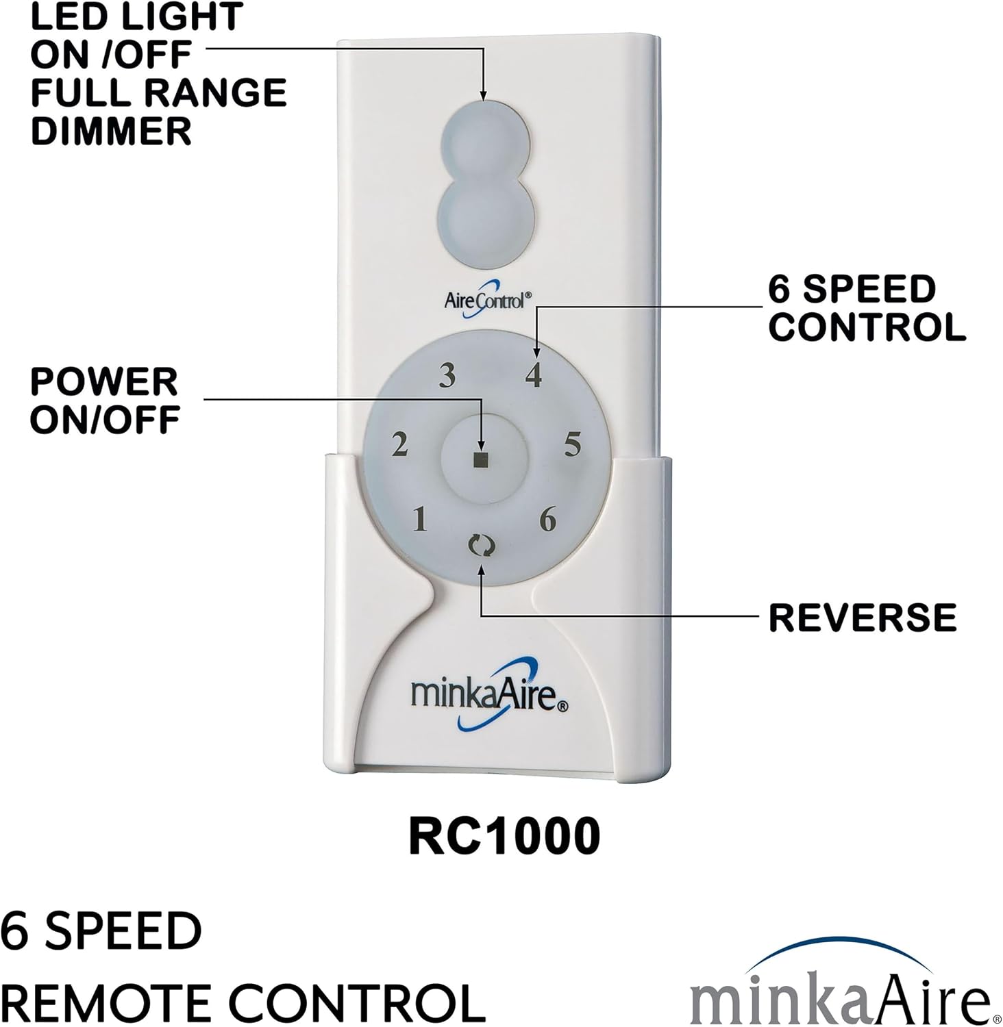 MINKA-AIRE F768L-BNW/NVY Nauticus 65' 3-Blade LED Smart Indoor/Outdoor Ceiling Fan in Brushed Nickel Wet and Navy Blades with Clear Glass