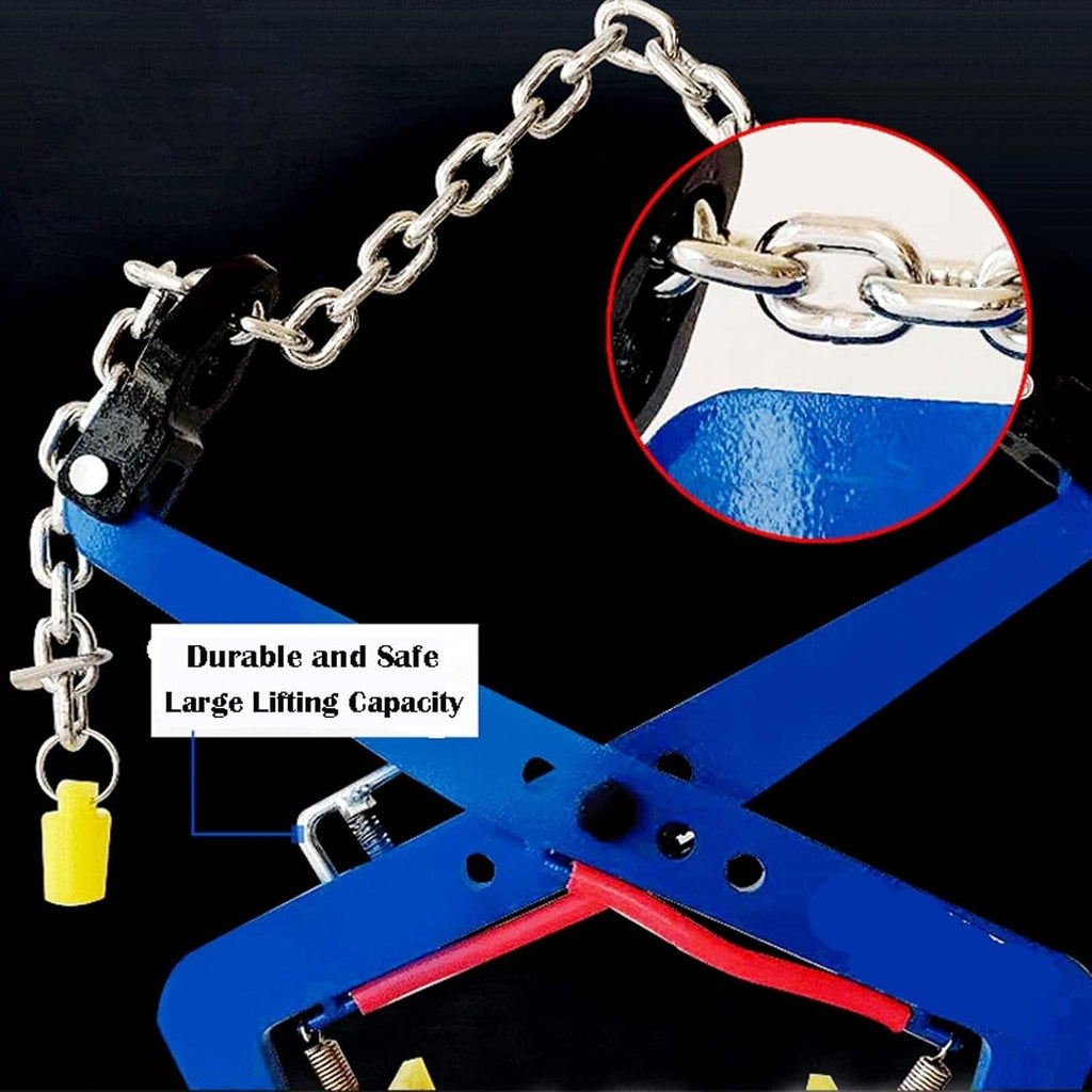 clamps Granite Slab Lifting Clamp Adjustable Range Heavy Duty Stone Scissor Lifter Clamp for Carrying Transport vertical(17in)