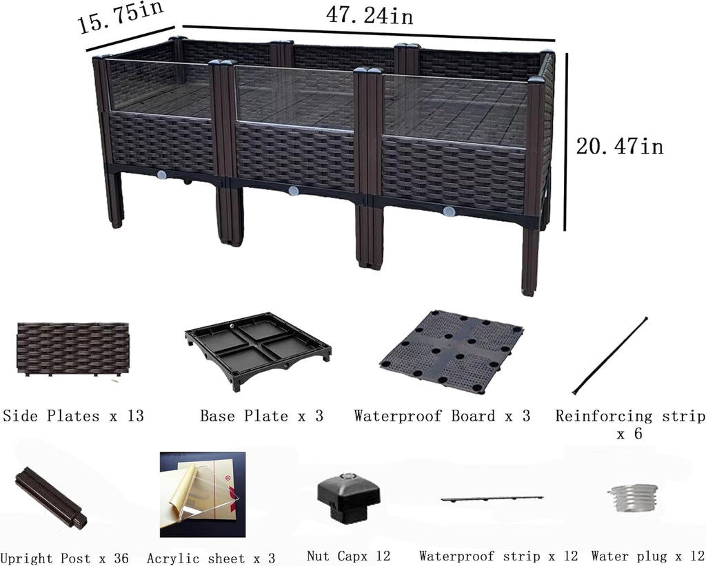 Tortoise Habitat & Reptile Enclosure – Indoor/Outdoor Turtle House with Leakproof Tray – Ideal for Pet Tortoises, Turtles & Amphibians – Breeding Box for Reptiles & Small Animals