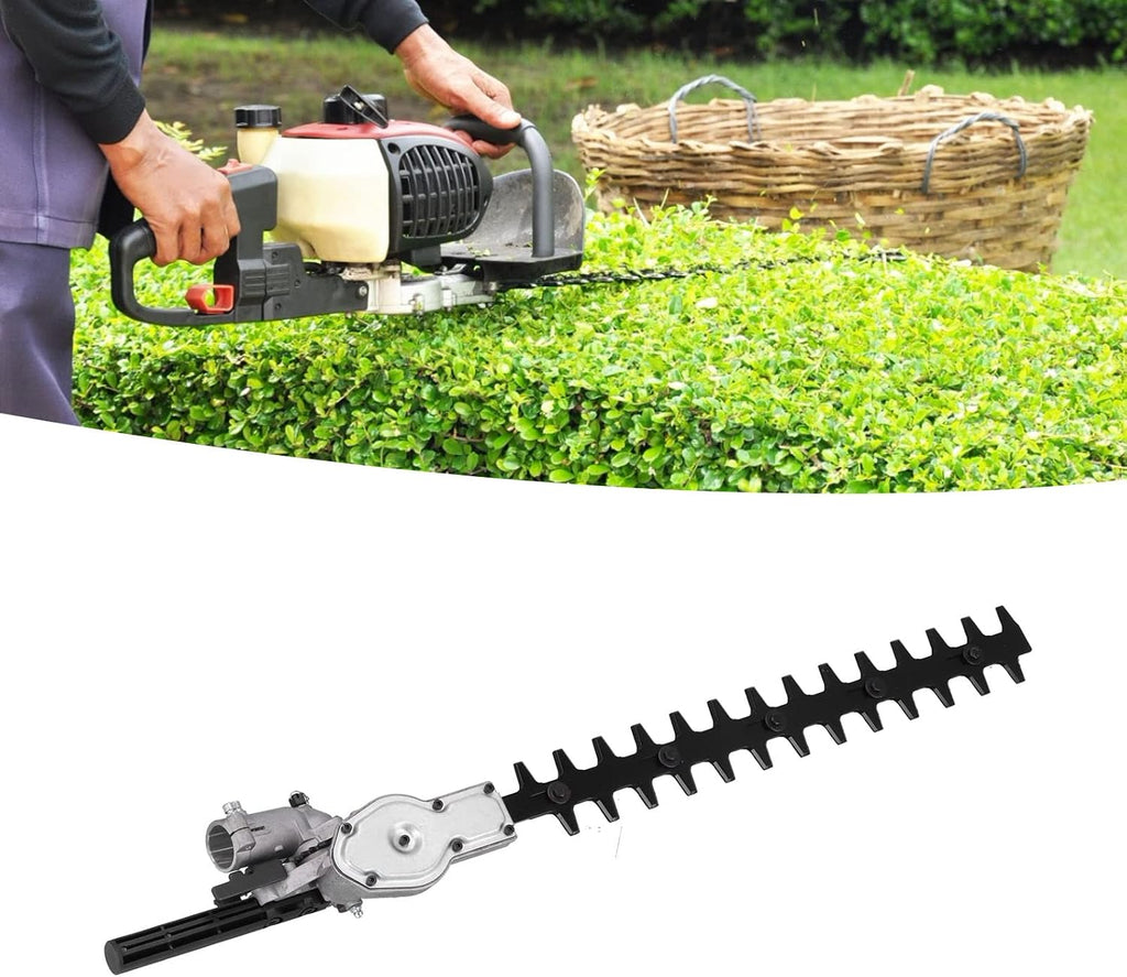 9-Teeth Aluminum Alloy Hedge Trimmer Head, 28mm Branch Shear Gardening Tool for Home Garden Pruning Shrubs, Bushes, Hedges, Landscaping, Yard Maintenance